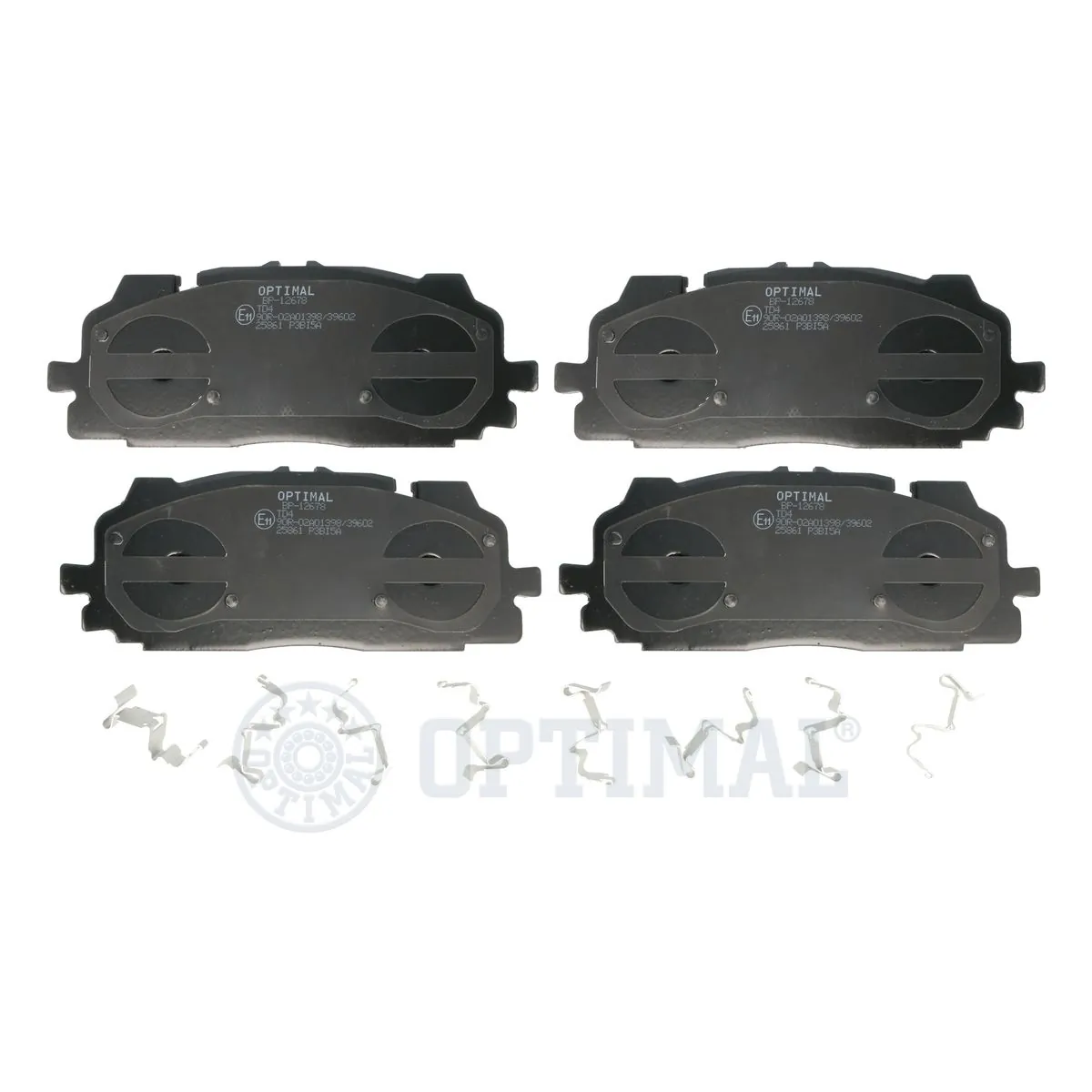 Brake Pad Set, disc brake BP-12678