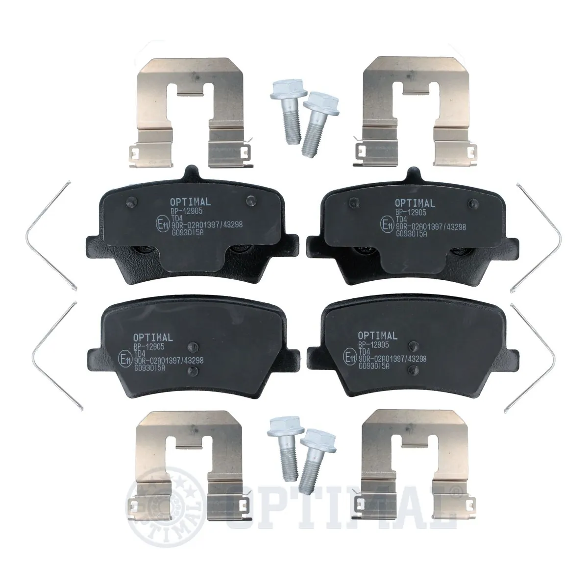 Brake Pad Set, disc brake BP-12905