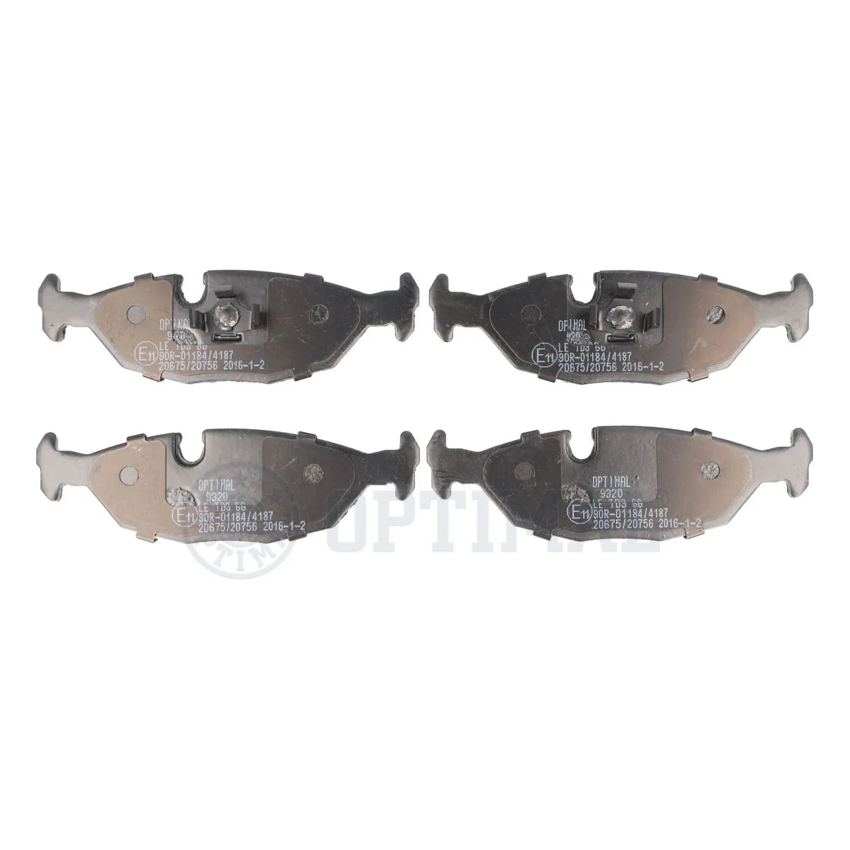 Brake Pad Set, disc brake BP-09320