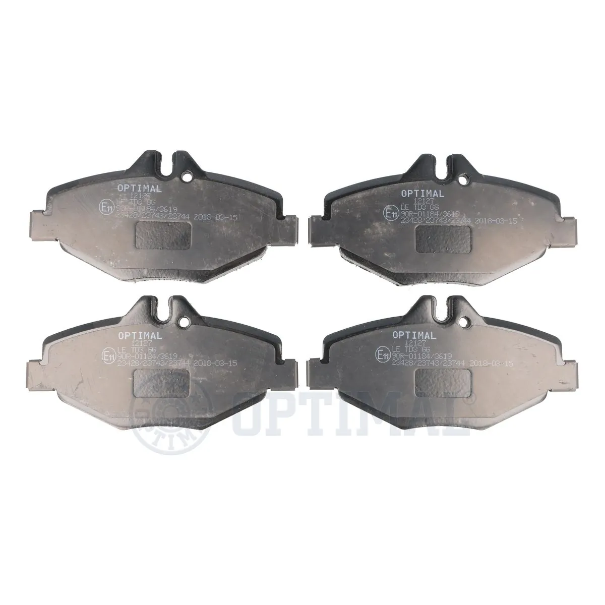 Brake Pad Set, disc brake BP-12127