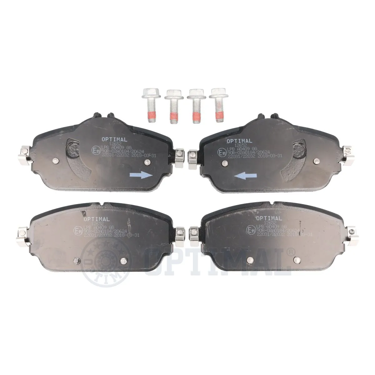 Brake Pad Set, disc brake BP-12652