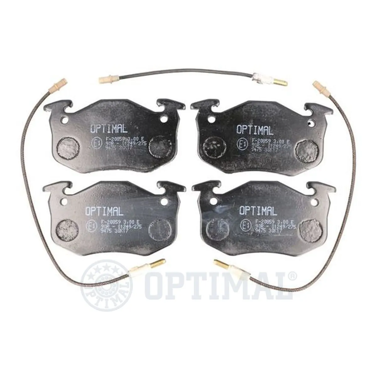 OPTIMAL 9352 Brake Pad Set, disc brake