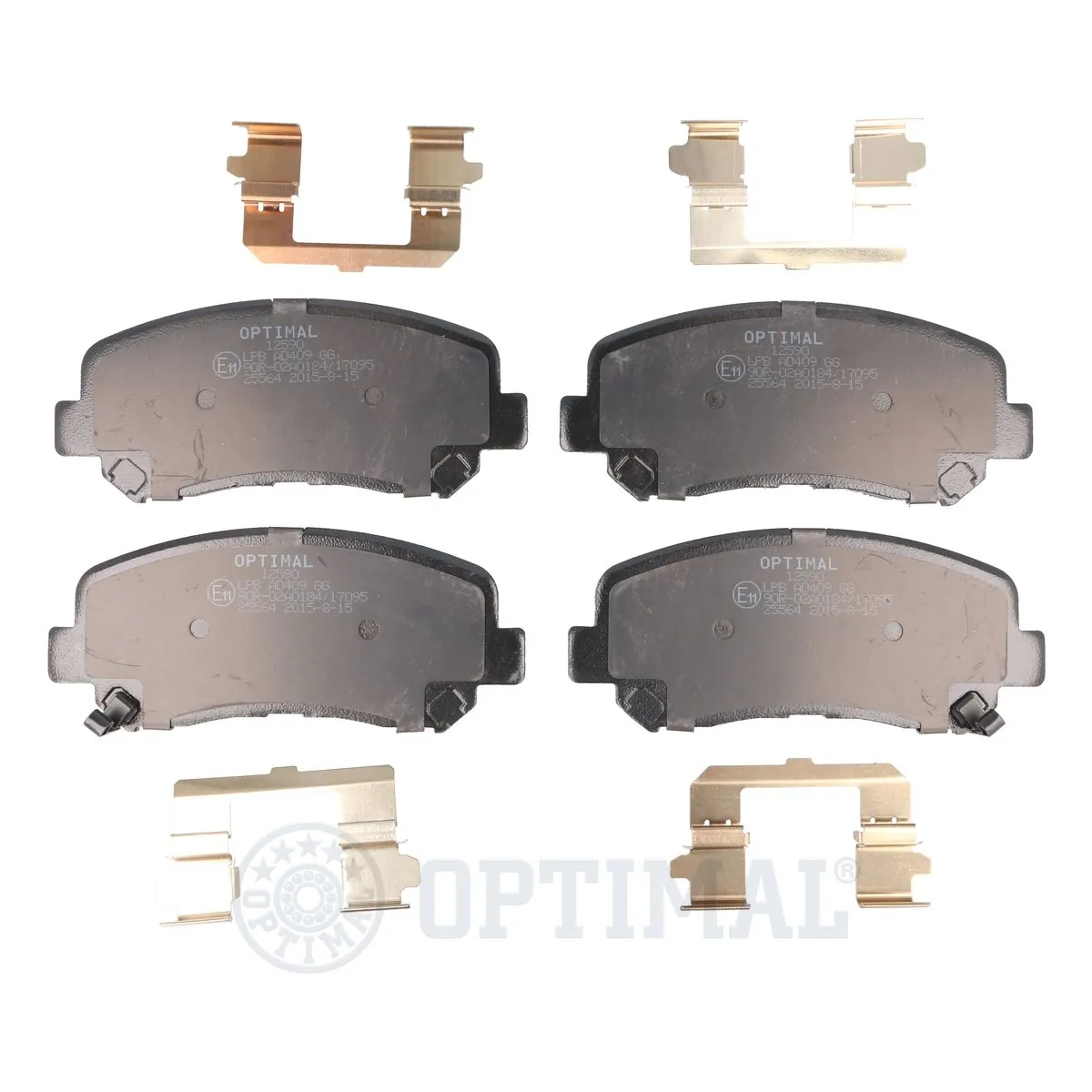 Brake Pad Set, disc brake BP-12590