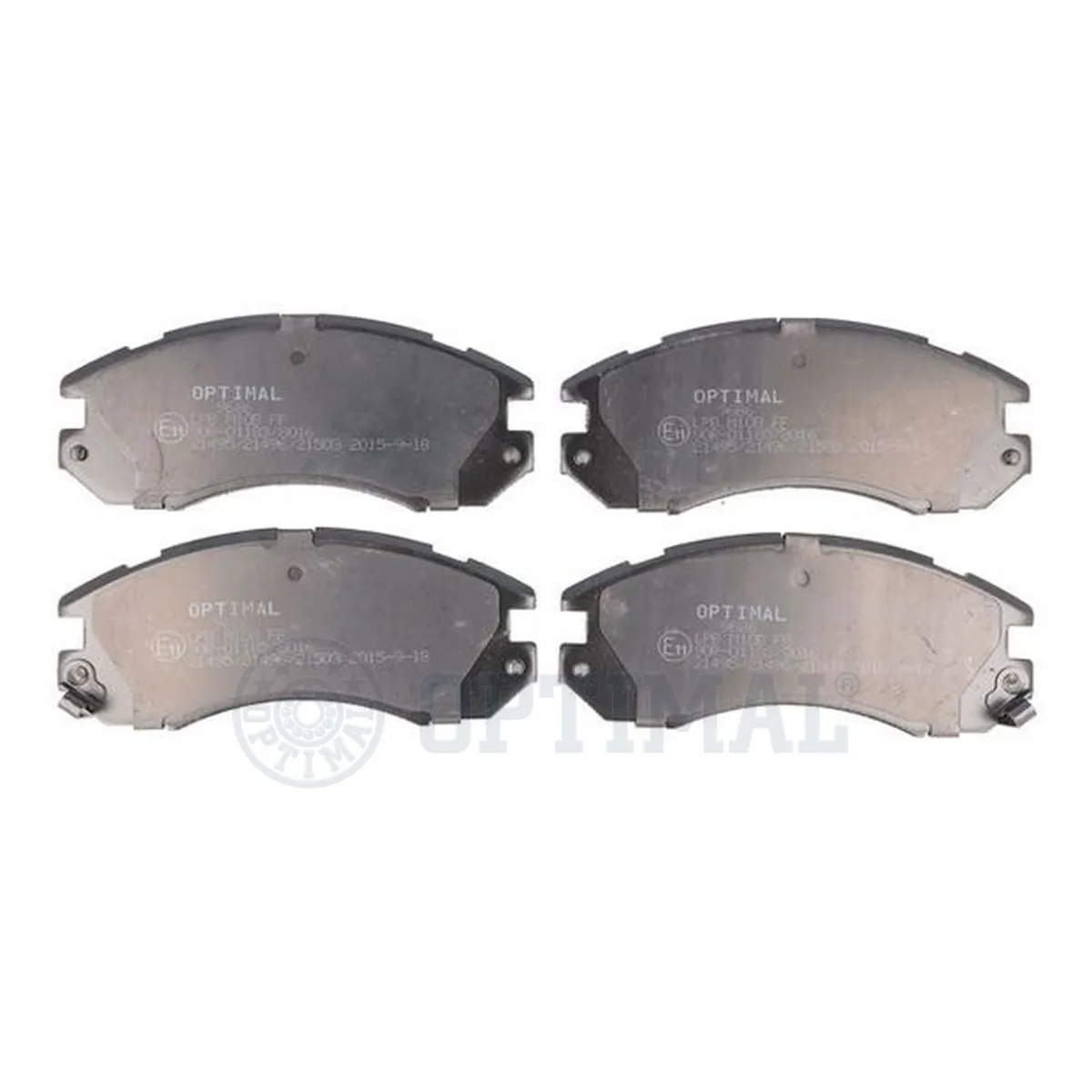OPTIMAL 9686 Brake Pad Set, disc brake