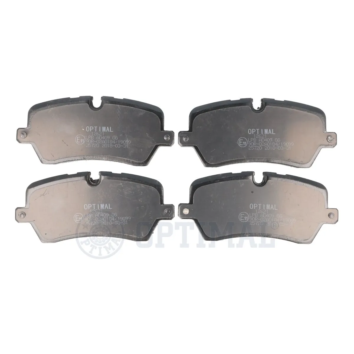 Brake Pad Set, disc brake BP-12621