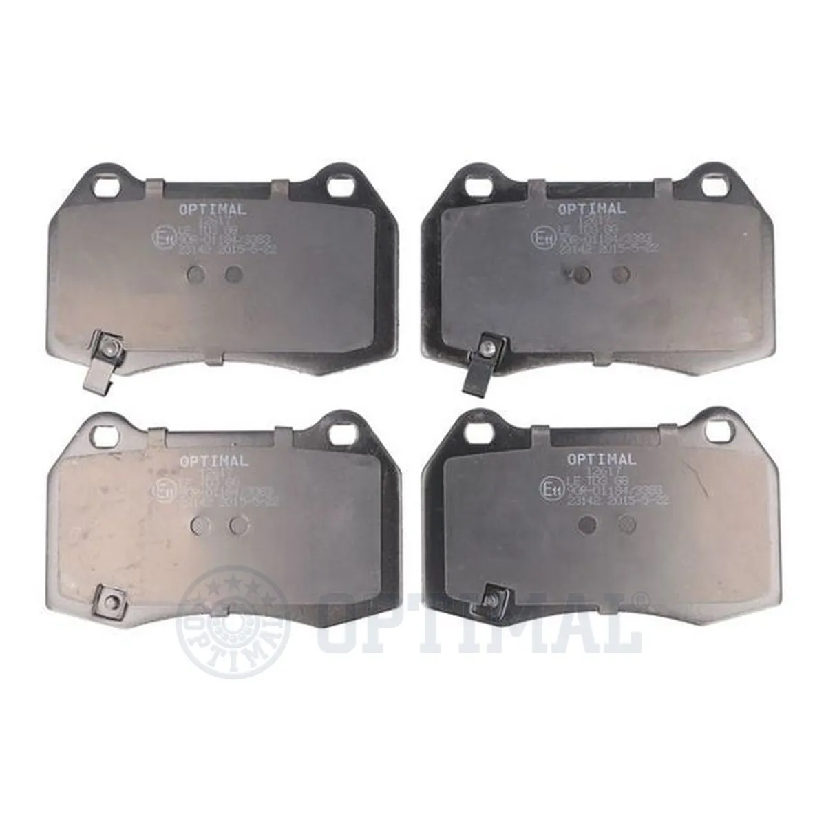 OPTIMAL 12519 Brake Pad Set, disc brake