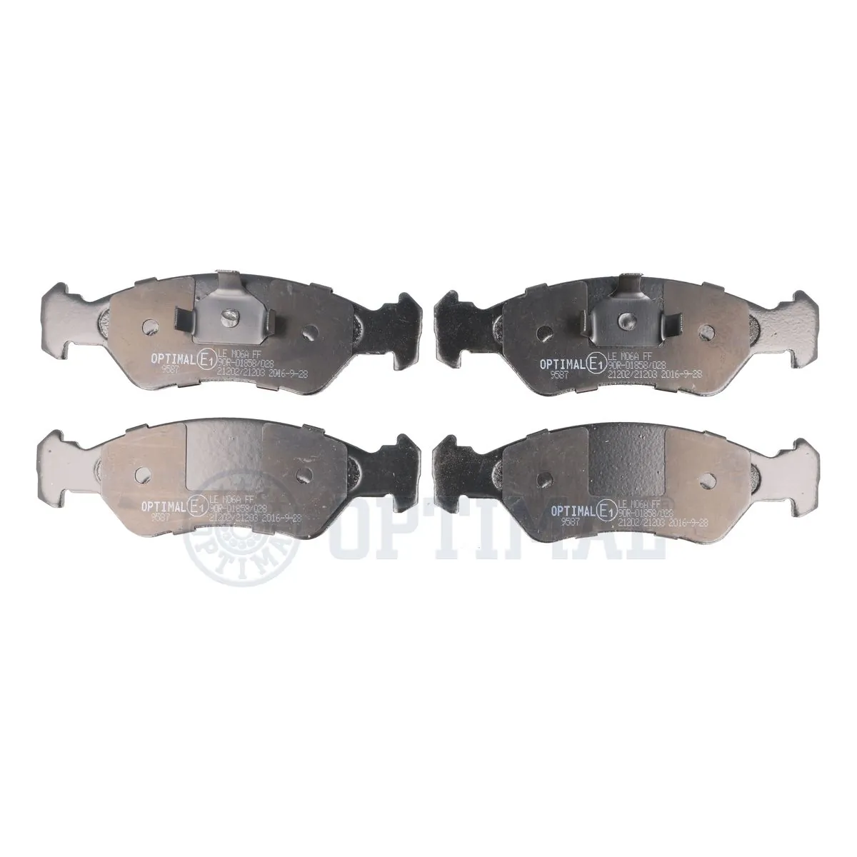 Brake Pad Set, disc brake BP-09587
