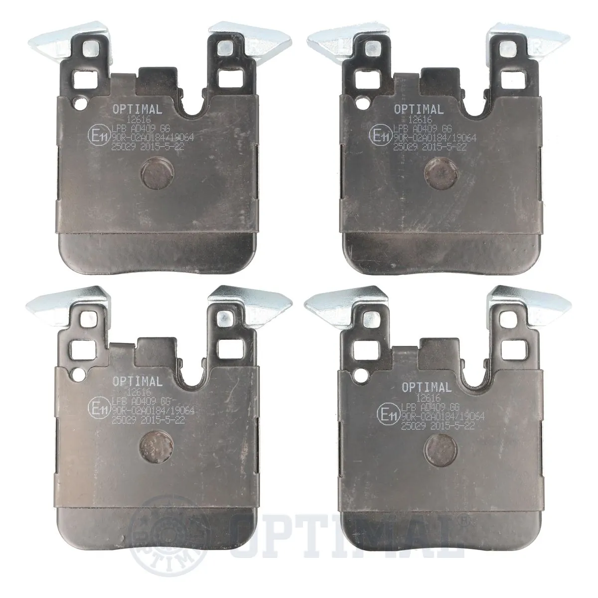 Brake Pad Set, disc brake BP-12616