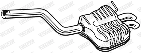 Rear Muffler 25122