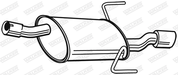 Rear Muffler 24109