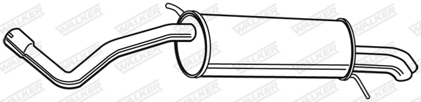 Rear Muffler 23208