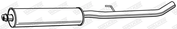 Centre Muffler 22288