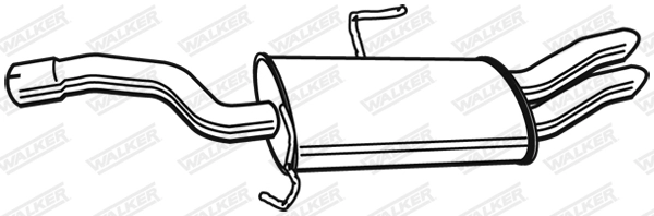 Rear Muffler 22286