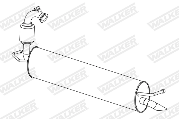 Rear Muffler 24305