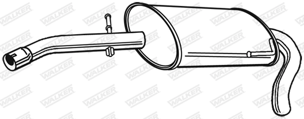 Rear Muffler 22059