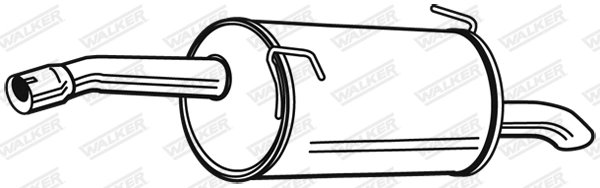 Rear Muffler 23161