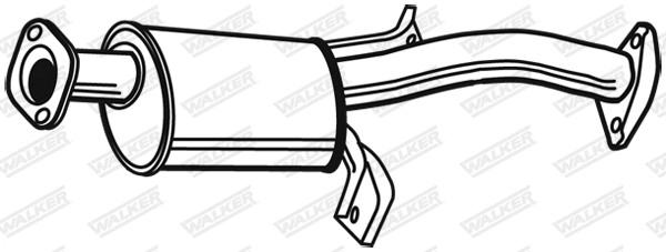 Centre Muffler 22228