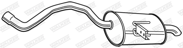 Rear Muffler 22840