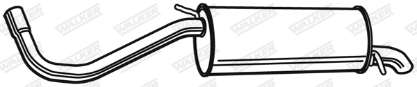 Rear Muffler 71100