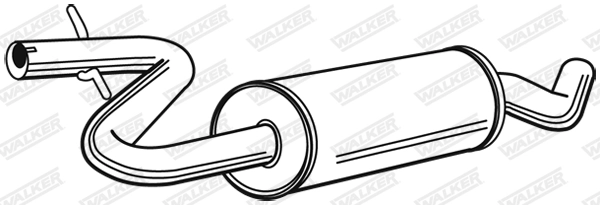 Centre Muffler 23134