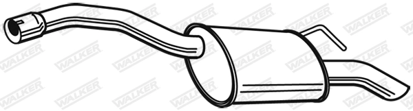 Rear Muffler 24128