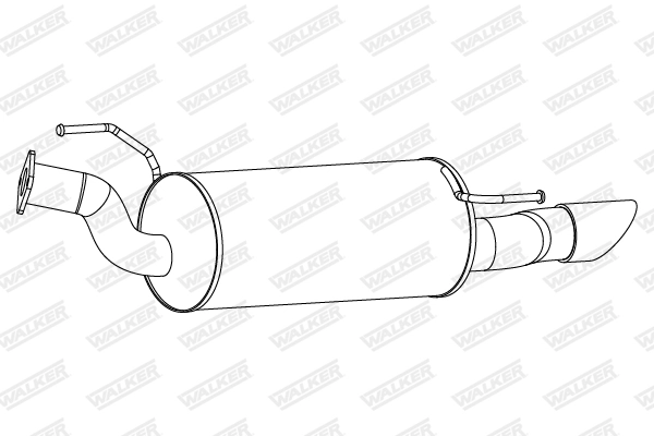 Rear Muffler 25286