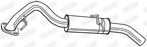 Rear Muffler 22587