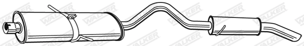 Rear Muffler 22492