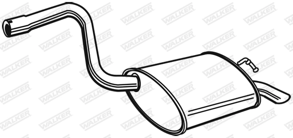 Rear Muffler 70134