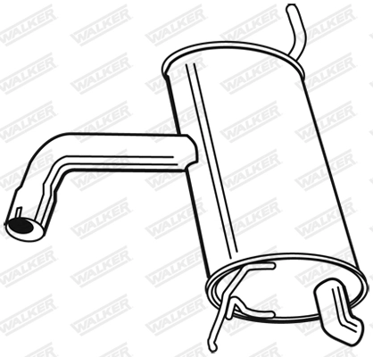 Rear Muffler 23005