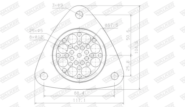 Gasket, exhaust pipe 80559