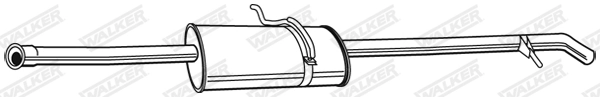 Rear Muffler 23123