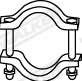 Clamping Piece, exhaust system 86191
