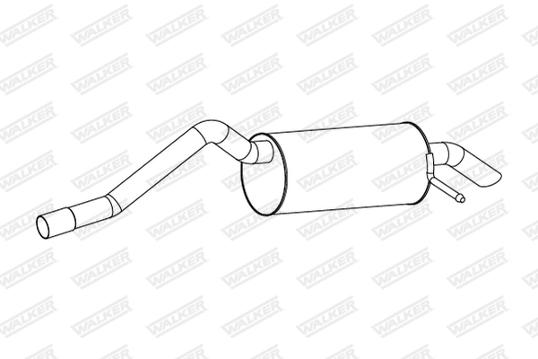 Rear Muffler 25228