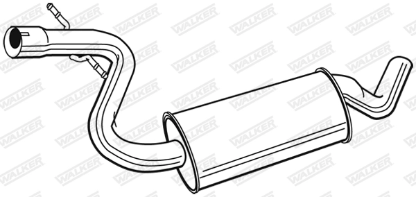Centre Muffler 22888