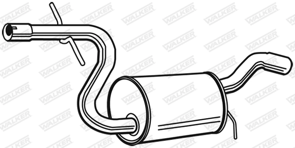 Centre Muffler 23129
