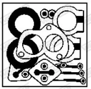 Mounting Kit, soot/particulate filter 87481