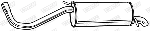 Rear Muffler 71342