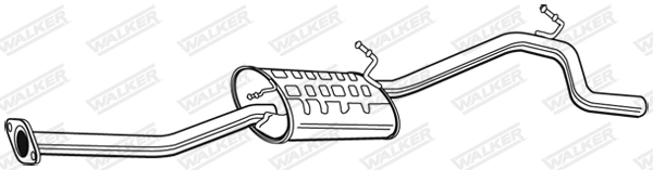 Rear Muffler 22814