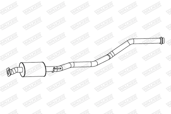 Centre Muffler 25232