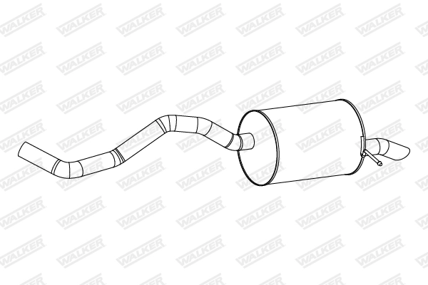 Rear Muffler 24290