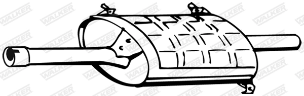 Rear Muffler 23378