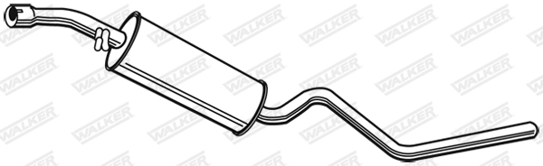 Centre Muffler 23207