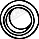 Gasket, exhaust pipe 82411