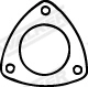 Gasket, exhaust pipe 81189