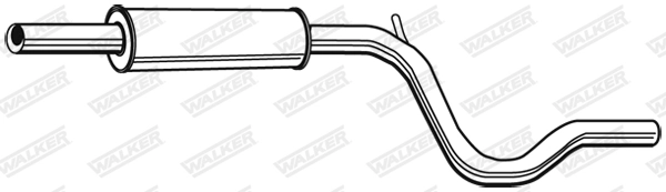 Centre Muffler 22057