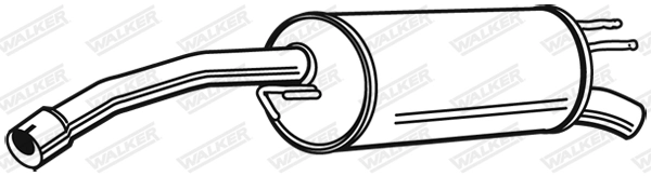 Rear Muffler 21496