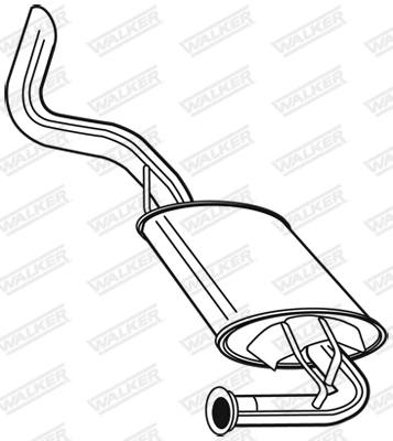 Rear Muffler 23691
