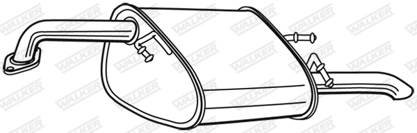 Rear Muffler 23675