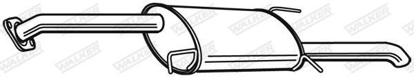 Rear Muffler 22817